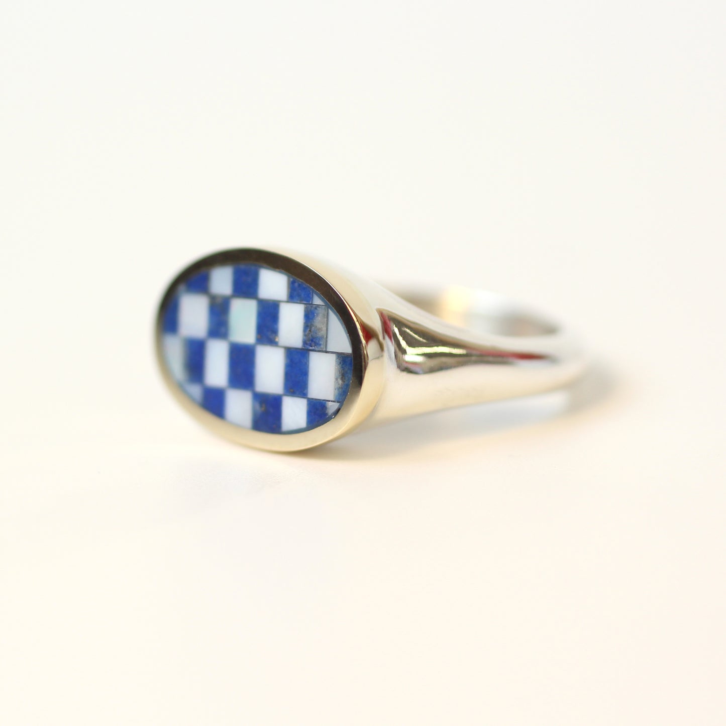 Lapis XL Orb Checker Signet Size 8.75