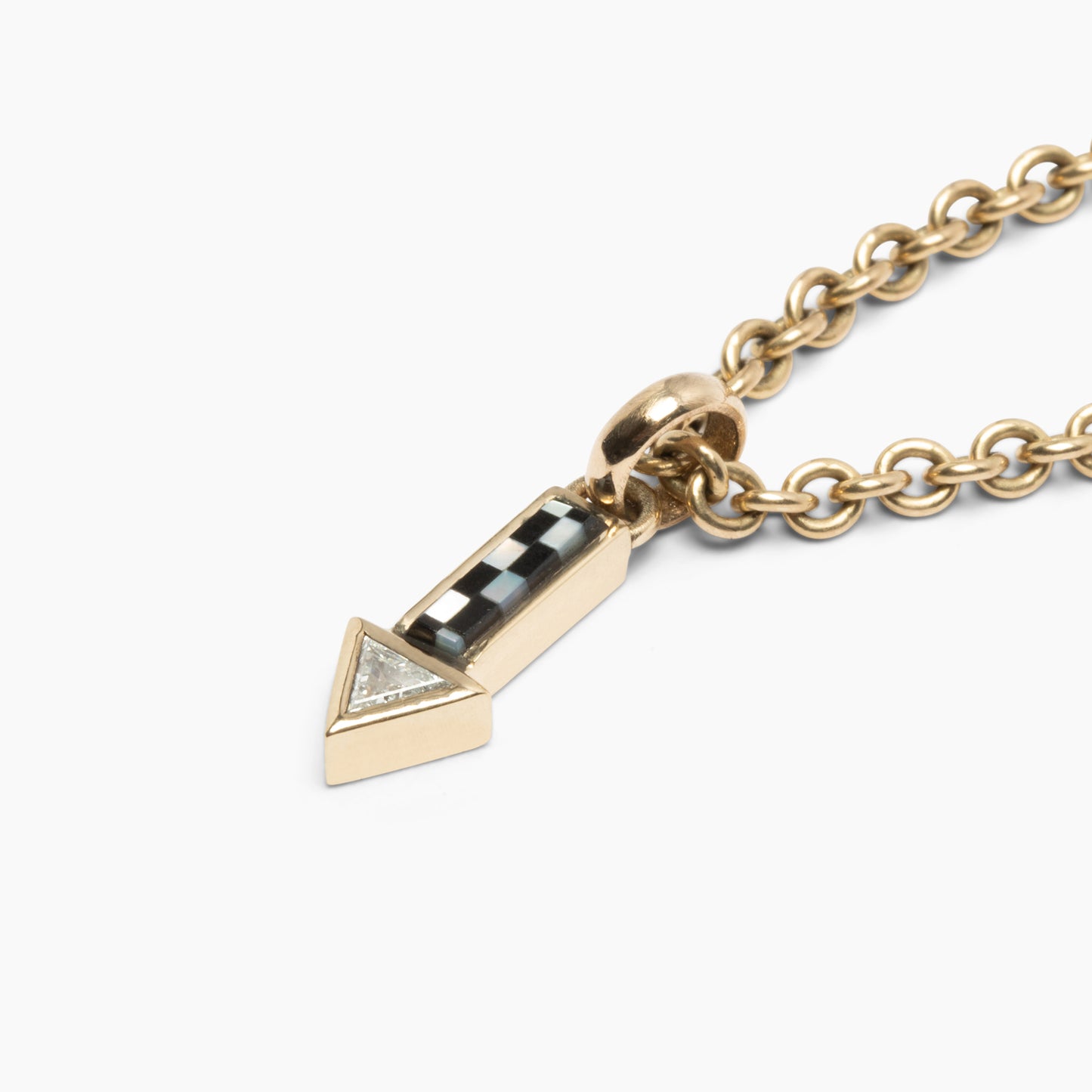 Cupid's Arrow Diamond Charm