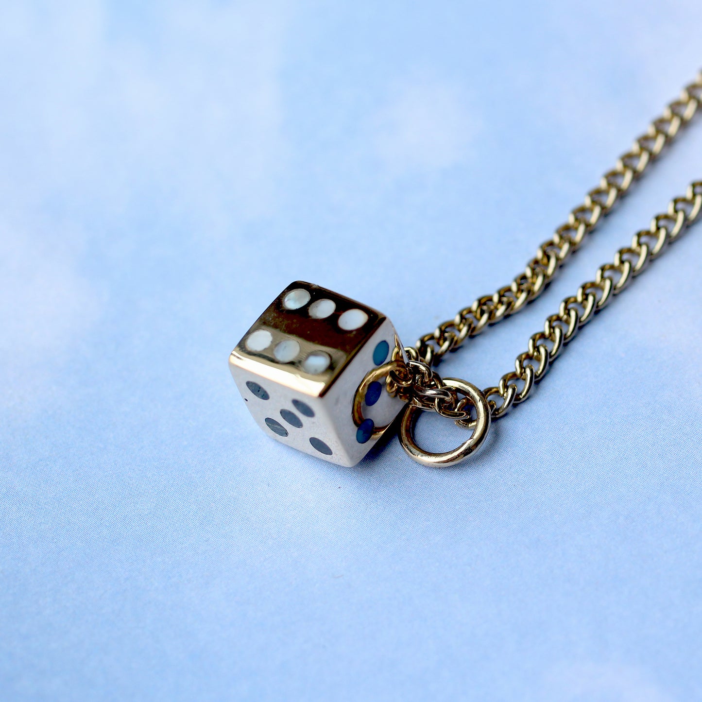 Snake Eyes Inlay Pendant