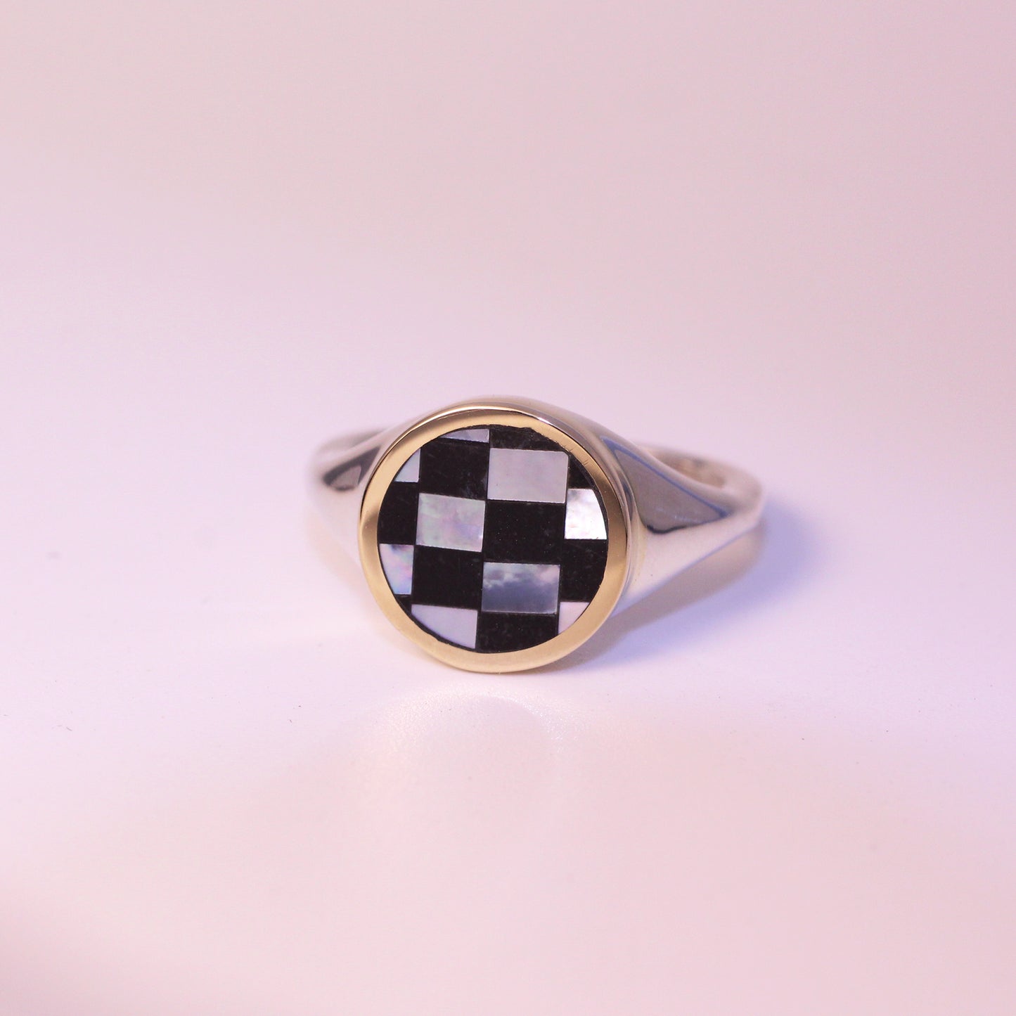 Checker Orb Ring Size 5
