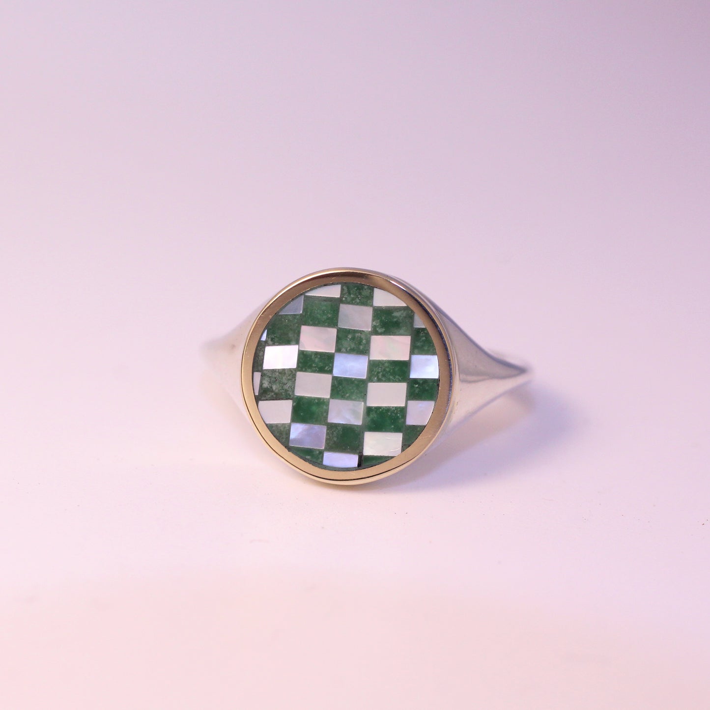 XL Orb Checker Ring Size 8.75