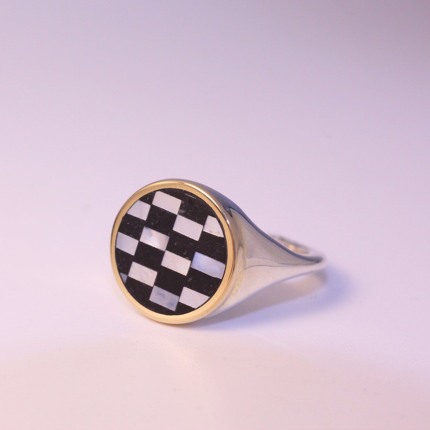 XL Orb Checker Ring Size 7