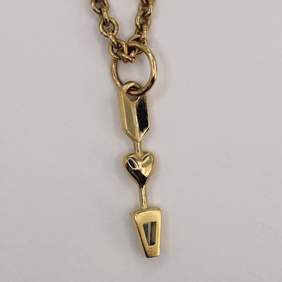 Arrow and Heart Pendant