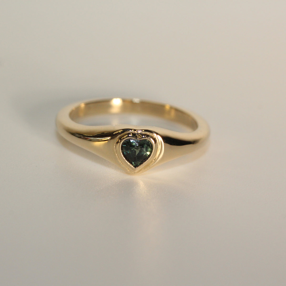 Polly P Heart Ring Sz 4.75