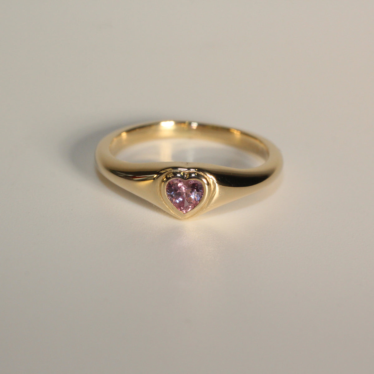 Polly P Heart Ring Sz 4.75