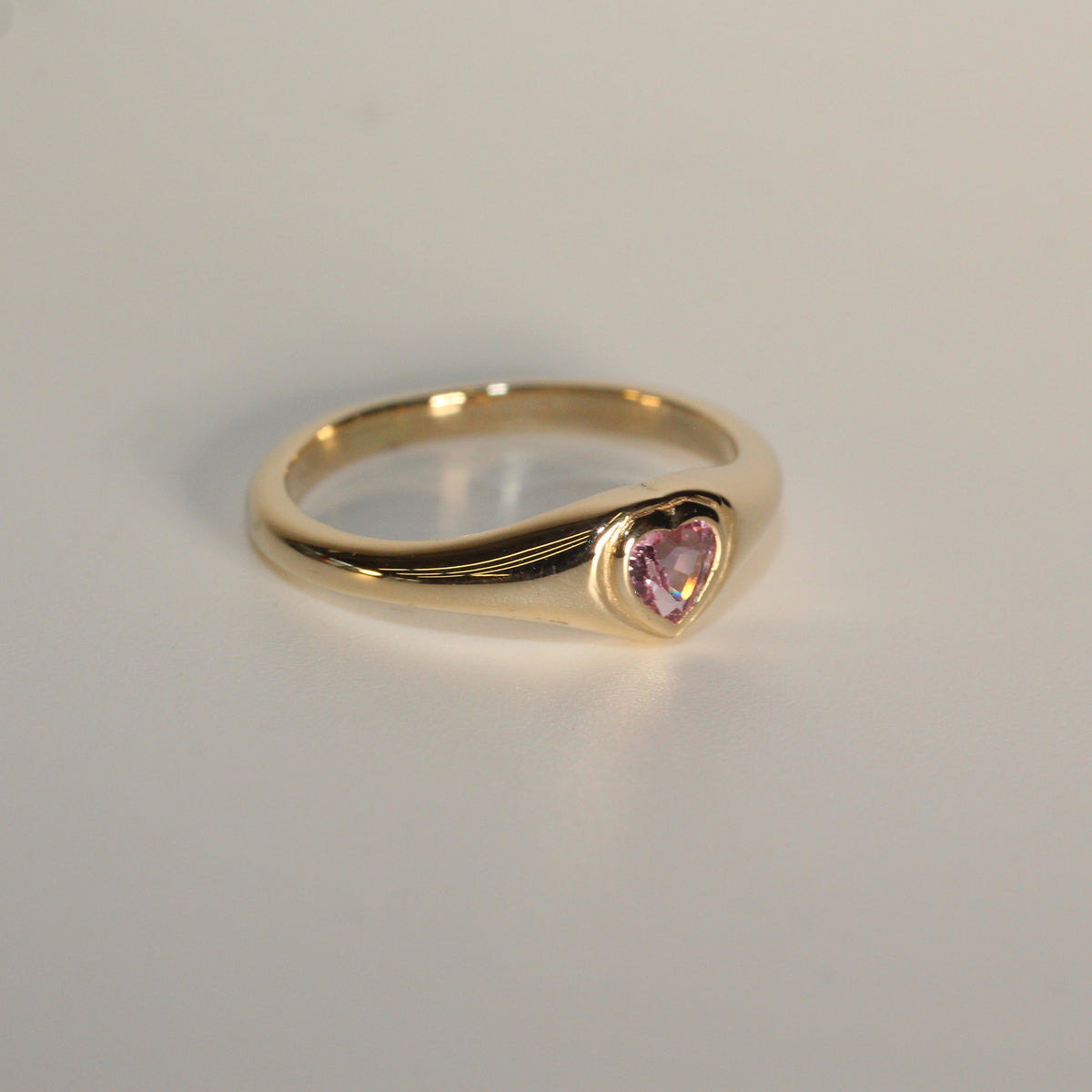 Polly P Heart Ring Sz 4.75