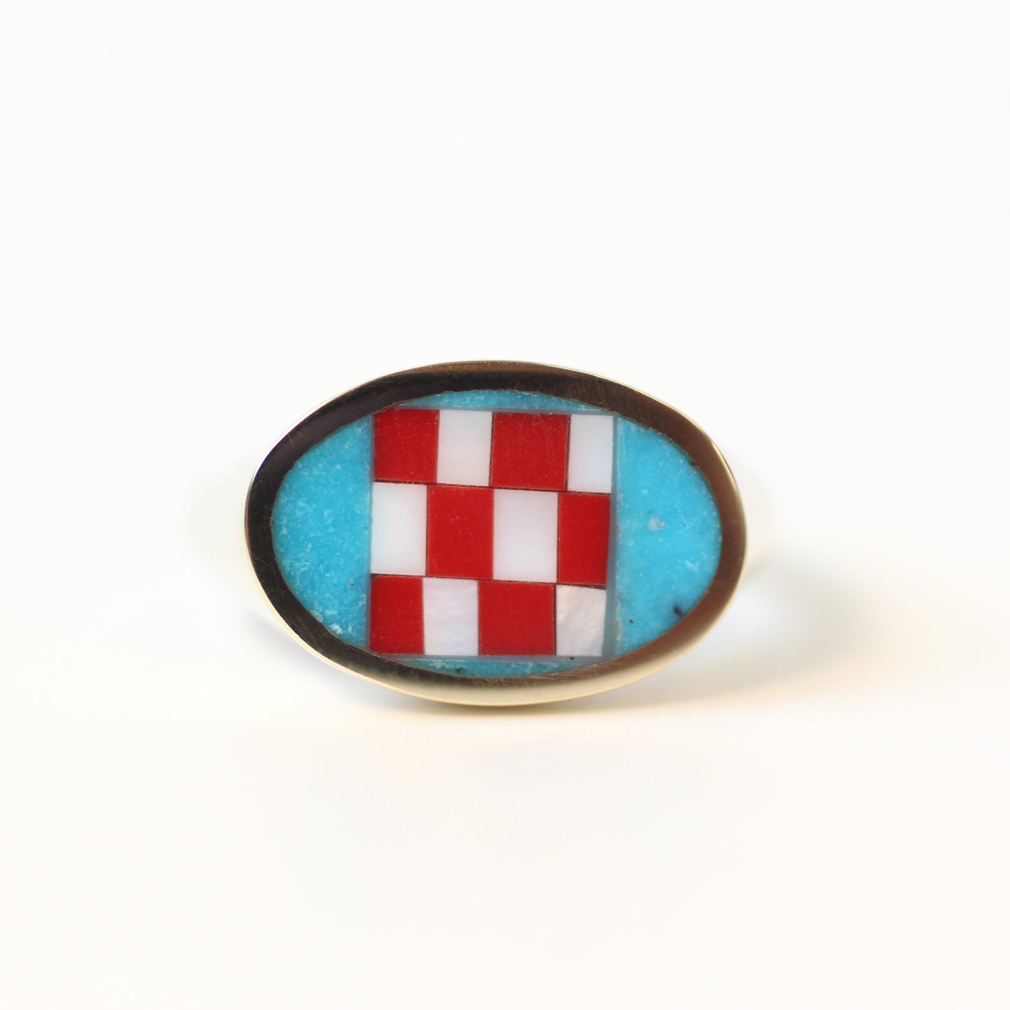 Intarsia XL Lateral Ring Size 7.5