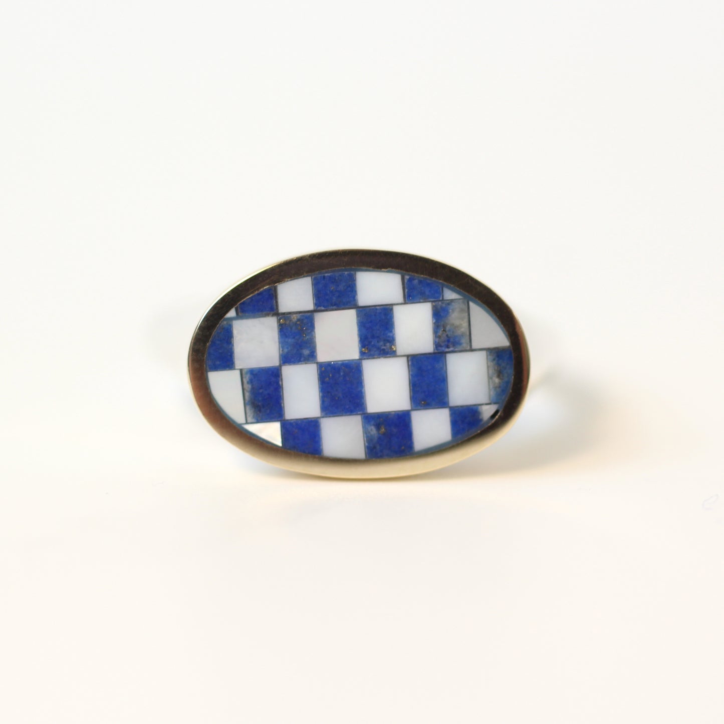 Lapis XL Orb Checker Signet Size 8.75
