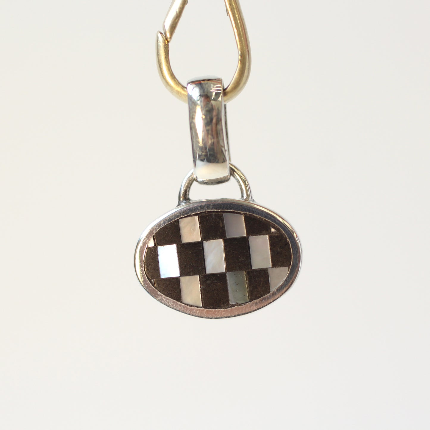 Sterling Checker Charm No. 103