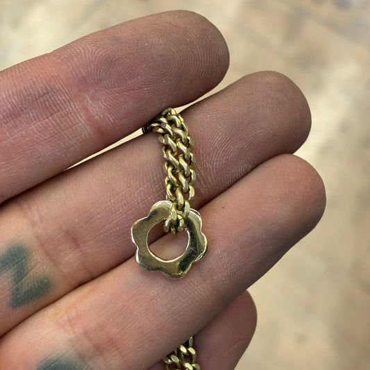 14K Petal Spacer Charms