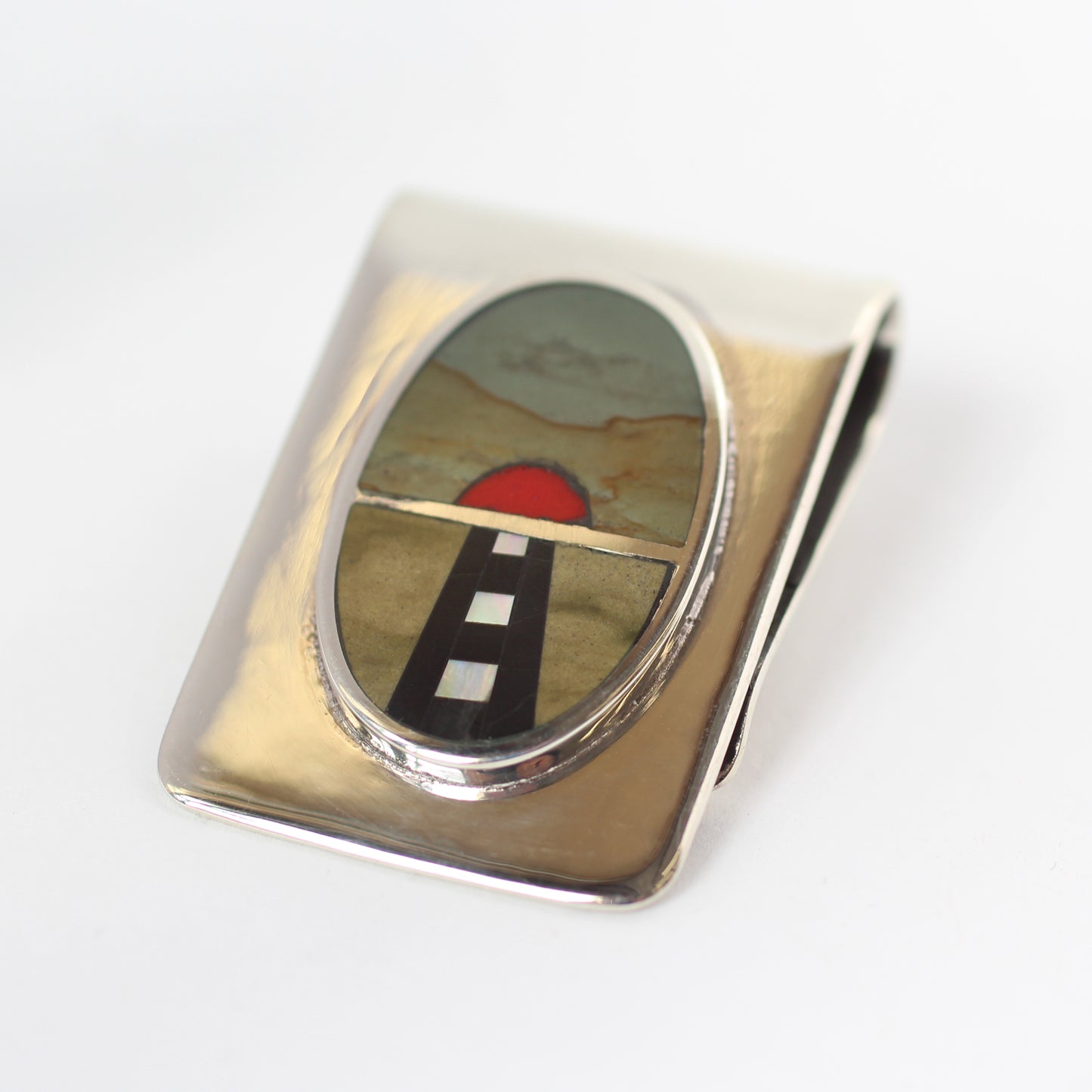 Two Lane Highway Money Clip