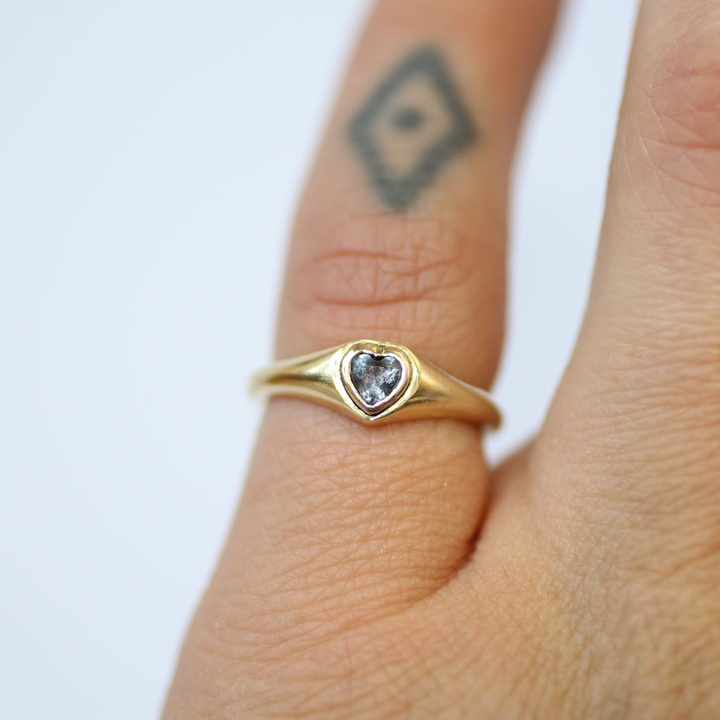 Heart Polly P Signet