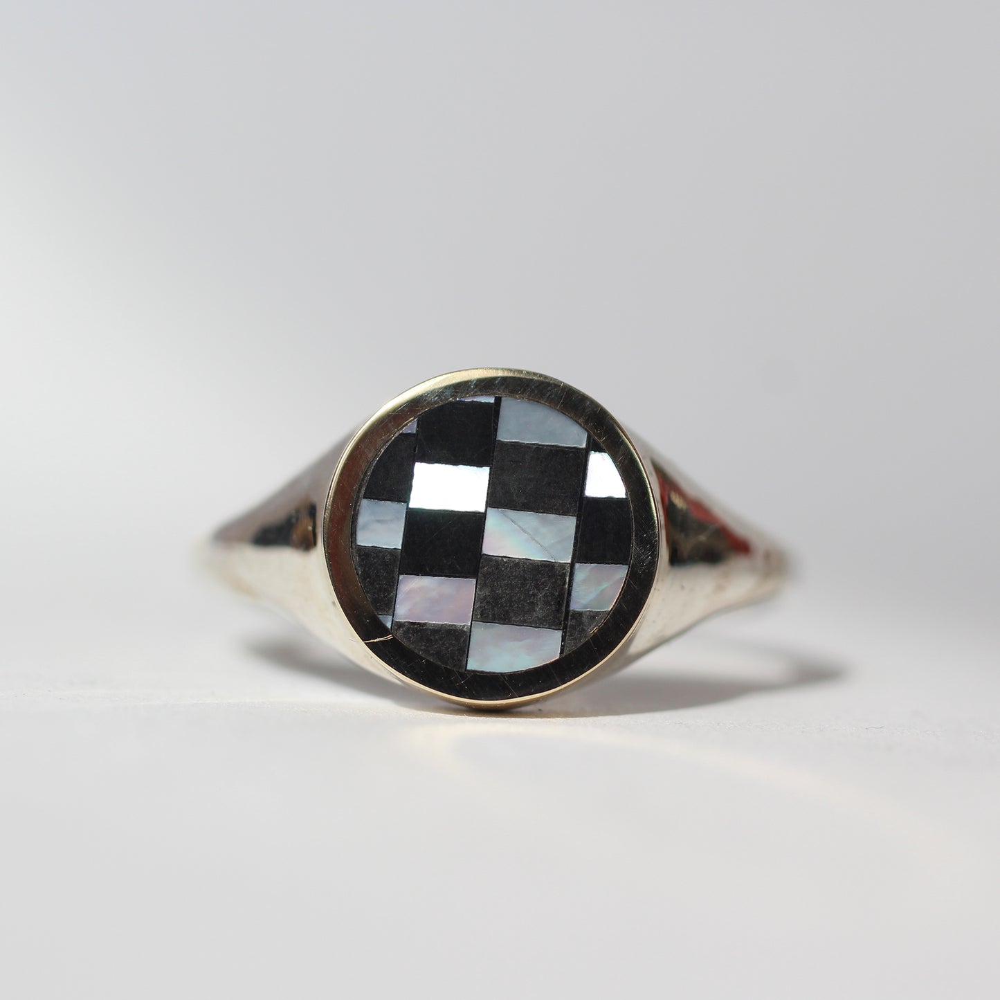 Checker Orb Ring Size 7.25