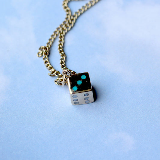 Snake Eyes Inlay Pendant