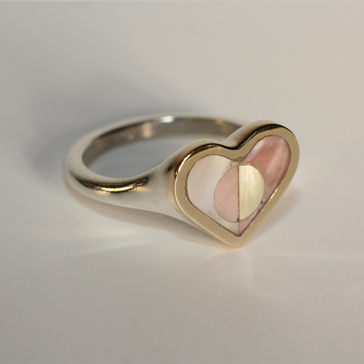 Heart Signet Ring Size 5.5
