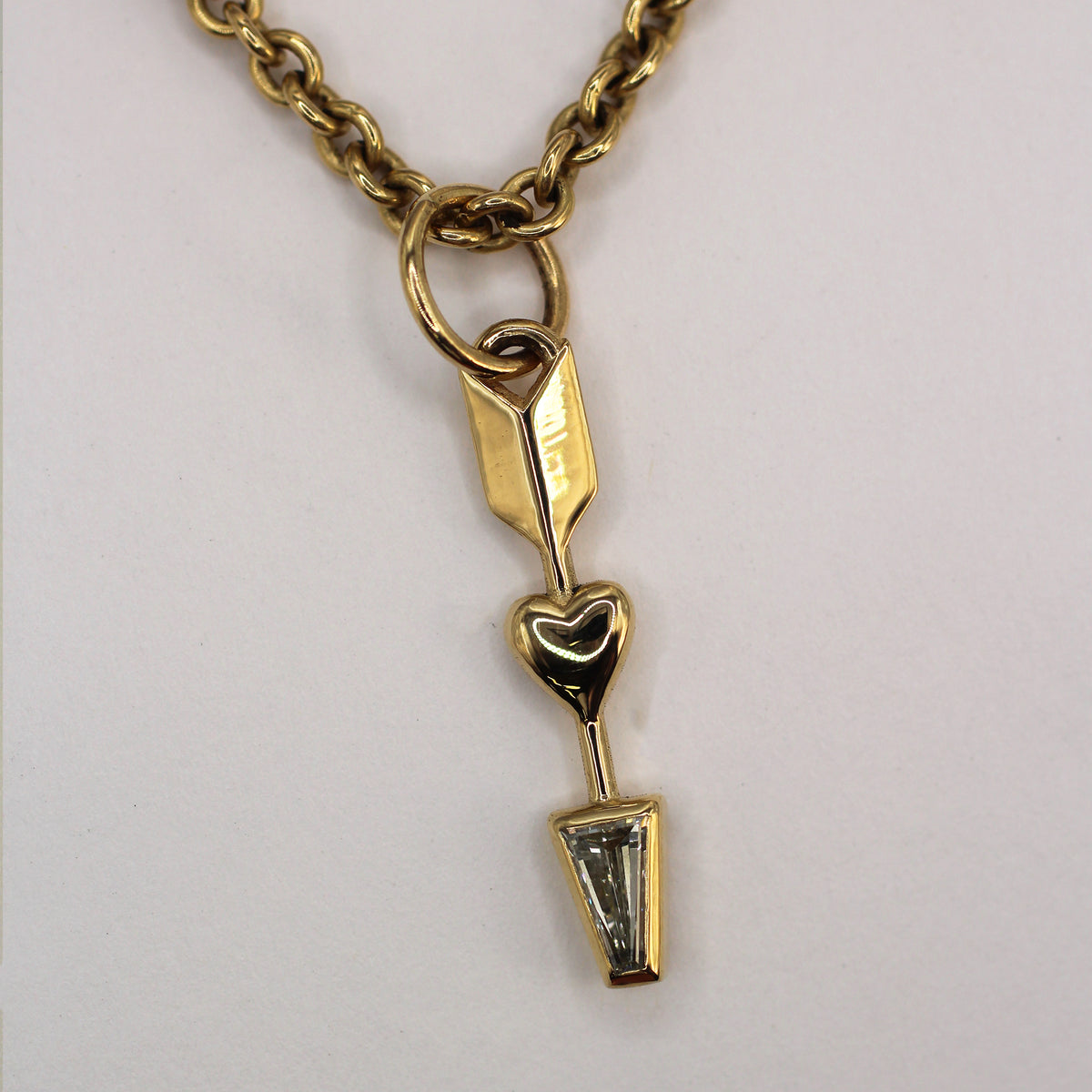 Arrow and Heart Pendant