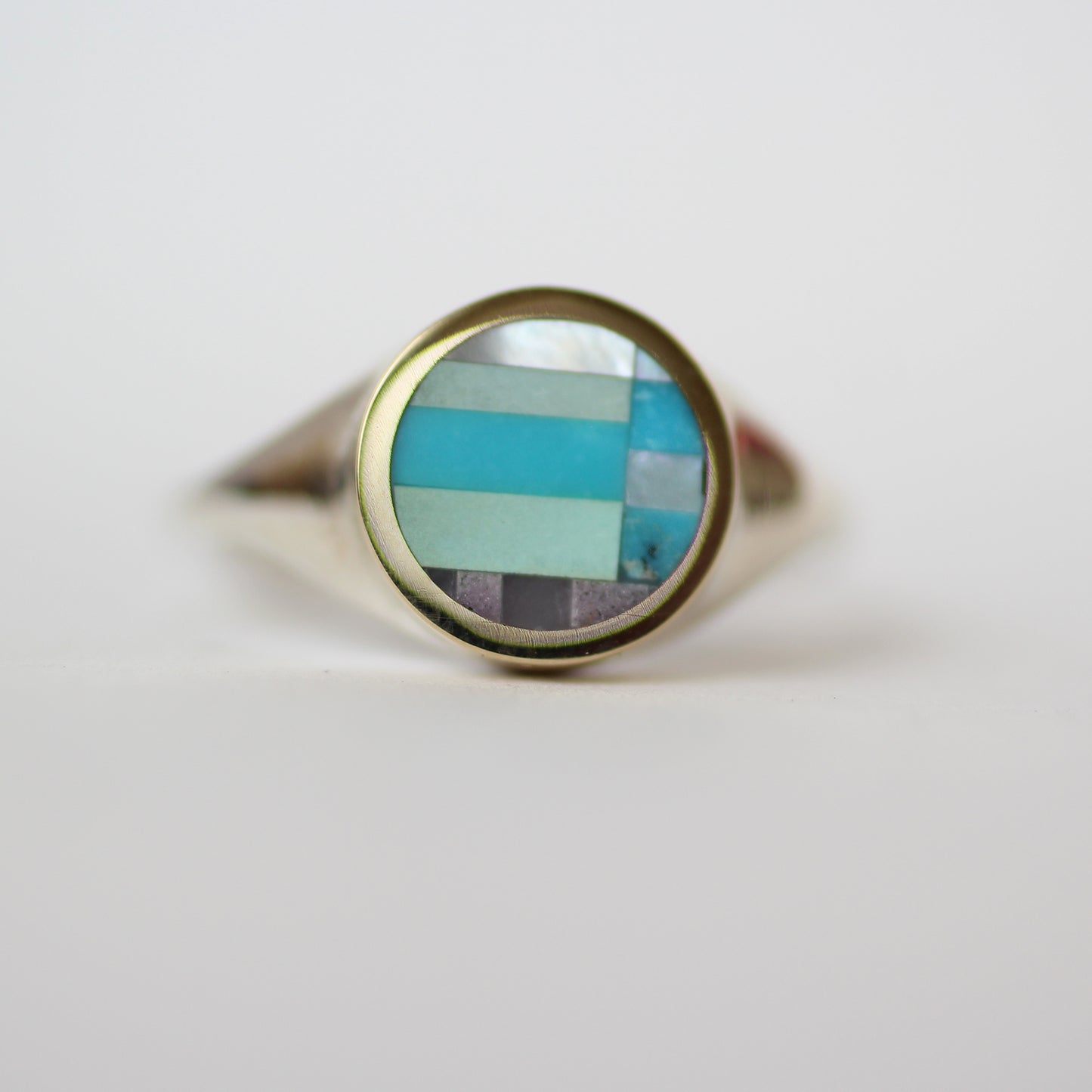 Intarsia Orb Ring Size 6.75