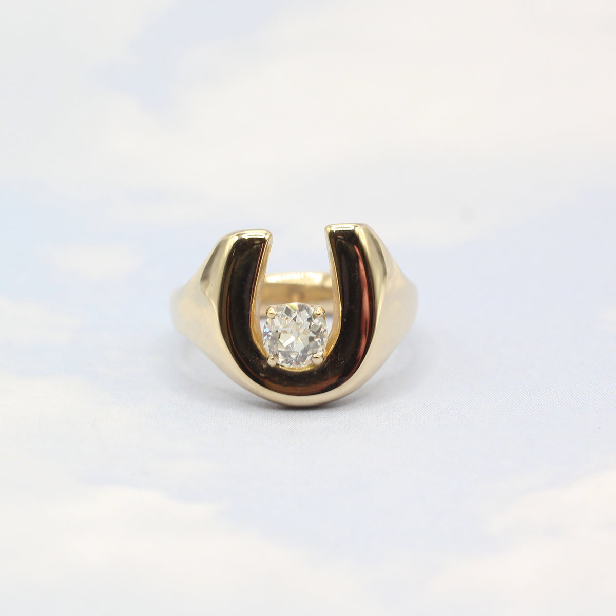 Old Euro Horseshoe Ring Size 6.5