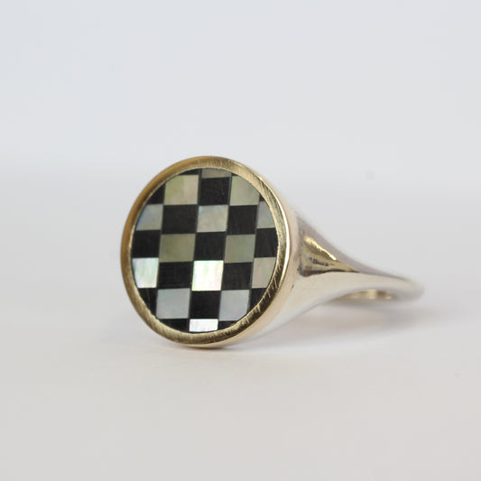 Checker XL Orb Ring Size 10